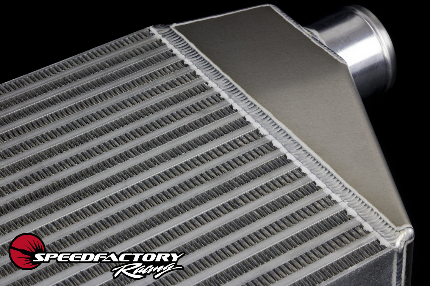 SpeedFactory Racing Standard Front Mount Intercooler Upgrade for 1993-1998 MKIV Toyota Supra Turbo - 3" Inlet / 3" Outlet (Stock to 850HP)