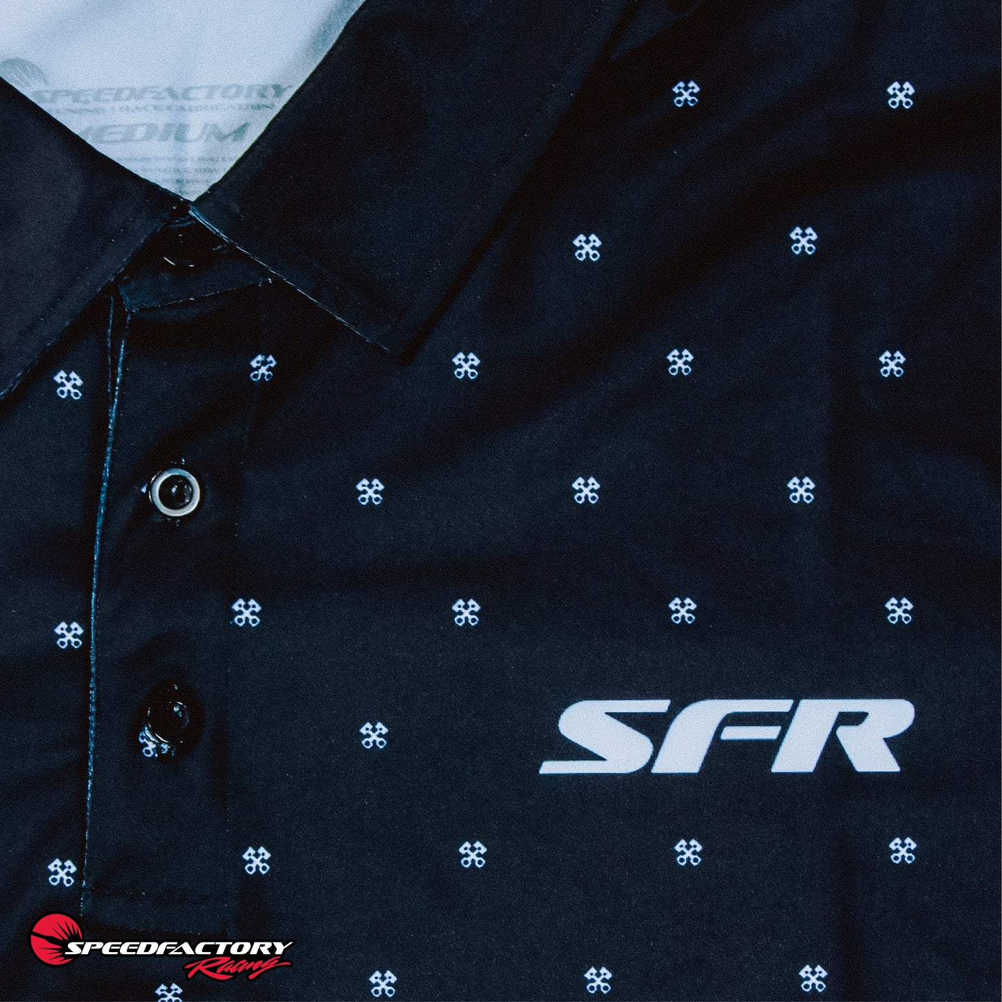 SpeedFactory Racing SFR Piston & Rod Premium Polo Shirt