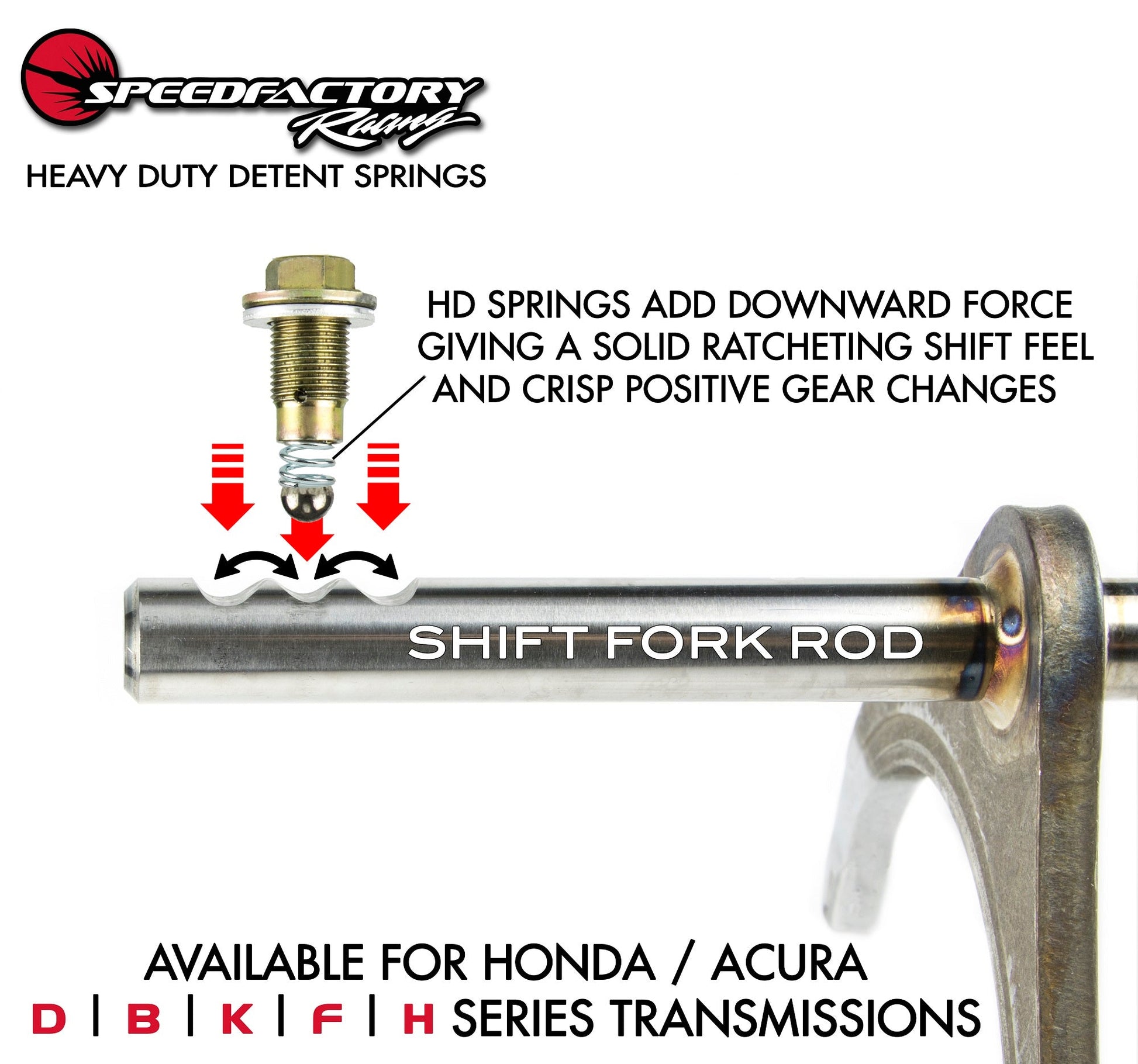 SpeedFactory Racing Heavy Duty Detent Spring Kit – Forced Induction ...