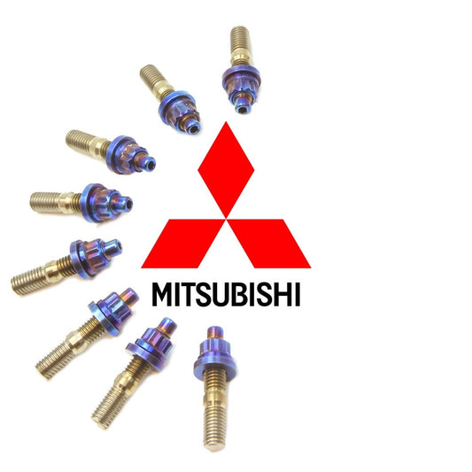 SpeedFactory Racing Mitsubishi Titanium Manifold Stud Kits