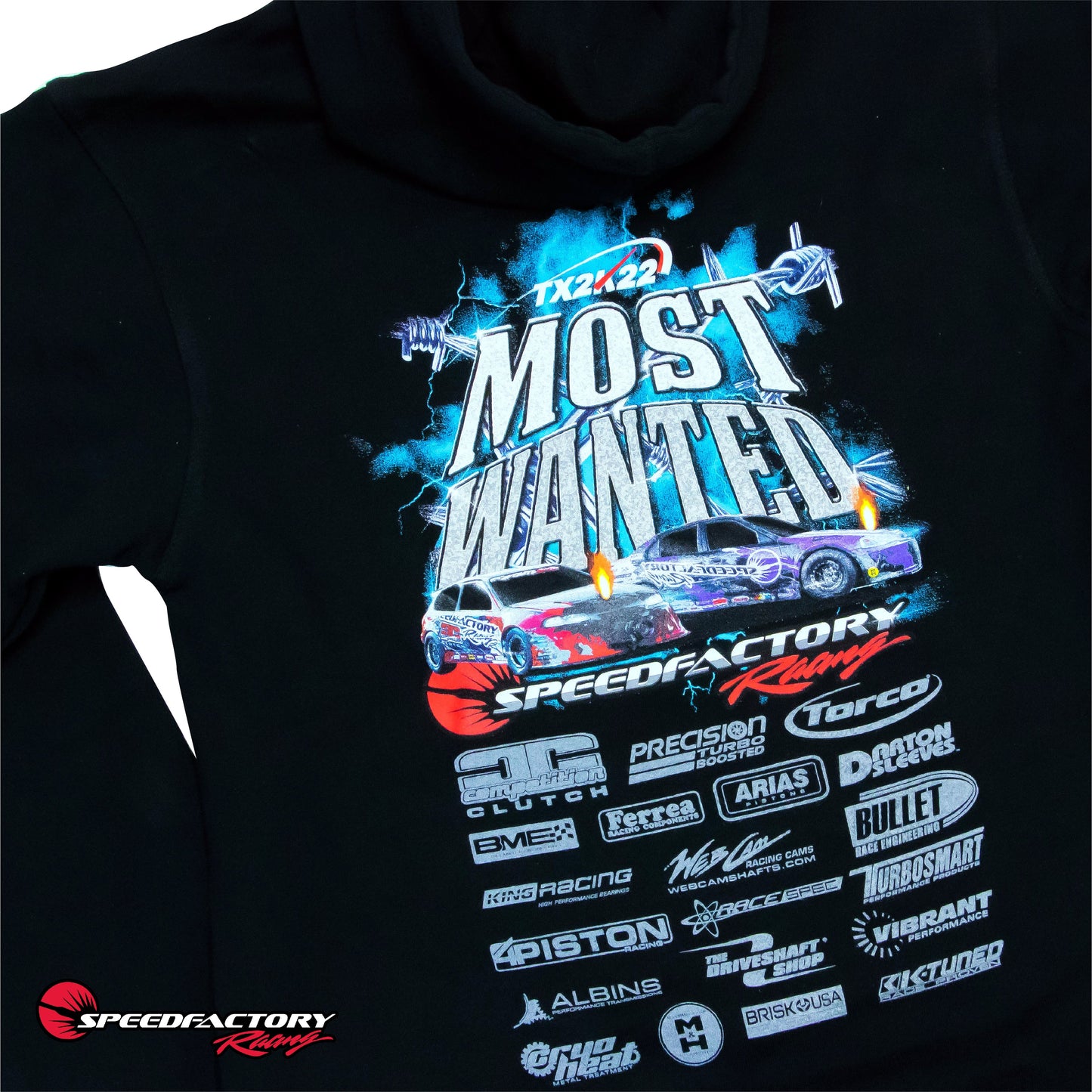 SpeedFactory Racing TX2K Most Wanted Hoodie